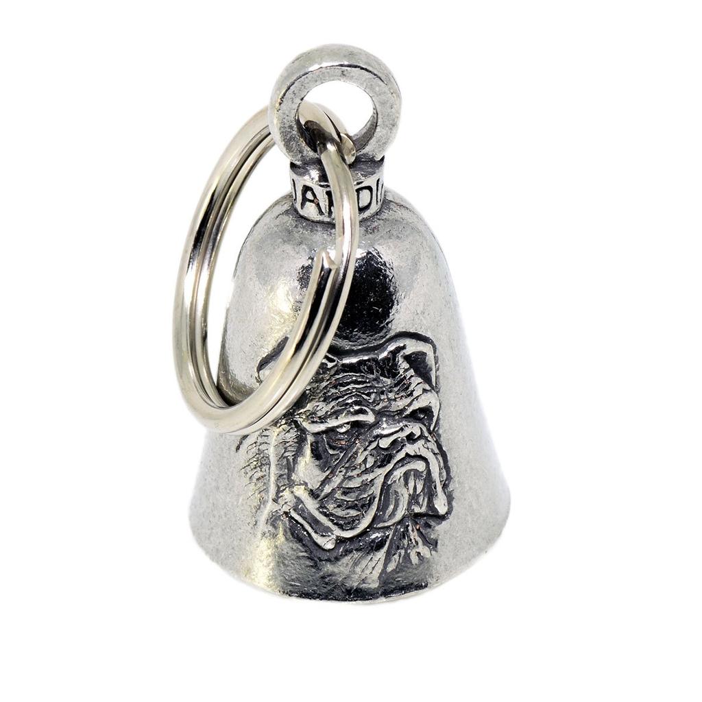 GUARDIAN BELL AMGB Biker Bell, Key Holder, Protective Talisman/Amulet for Safe Driving, pewter