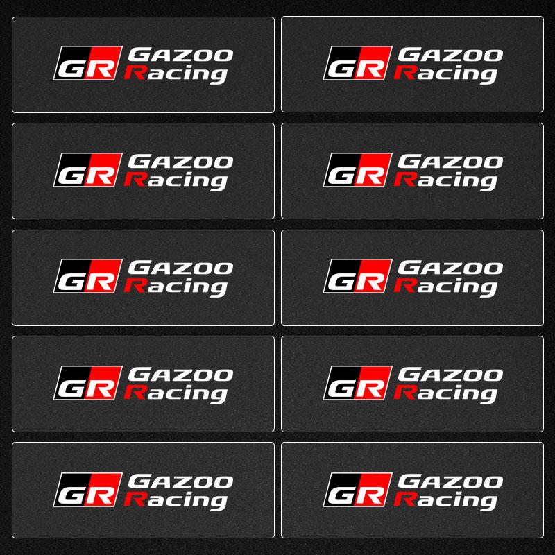 1/5/10Pc Car Interior Random Stickers Car Steering Wheel Emblem Styling for Toyota TRD GR Corolla Yaris Chr Auris RAV4 Camry Highlander