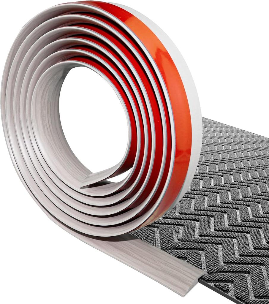 1PC 1mx3.5cm Self Adhesive Wood Grain PVC Strip Easy Install Floor Transition Sealing for Home Decoration Edge Trim Strip Home A