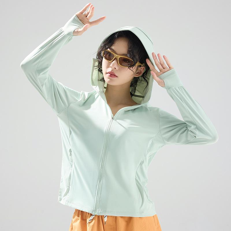 UPF 50+ Anti-UV Ice Silk Summer Jacket - Breathable, Thin, Unisex Cycling Sun Protection for Women and Men.
