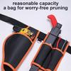 Garden Electric Pruning Shear Waist Tool Bag with Battery Storage Box with Belt Portable Outdoor Shear Scissor Storage Tools Bag