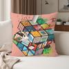 Game RRubik CCube Pillow Case Suitable For Bedrooms Living Rooms Cars Home Decoration