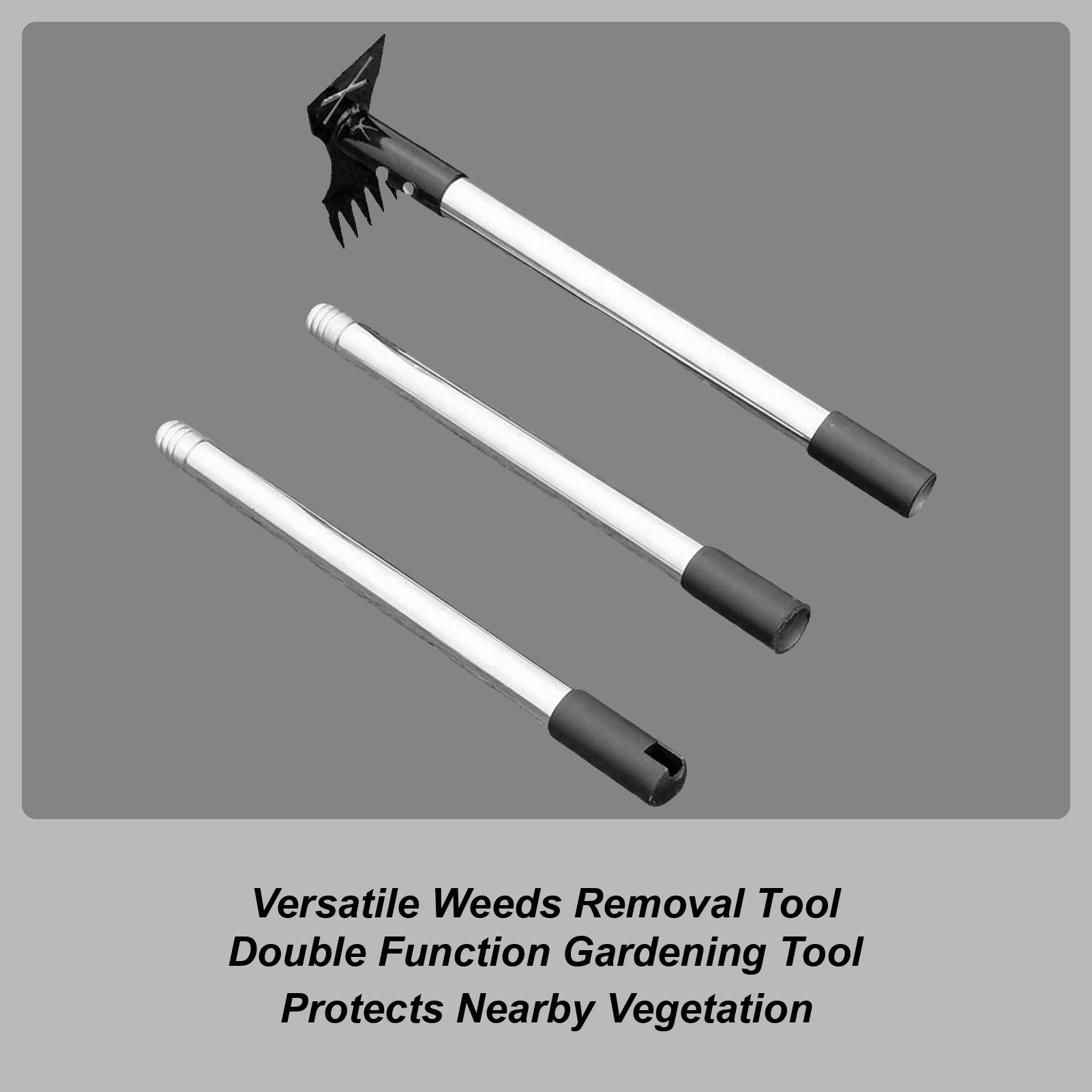 

Detachable Steel Double-sided Hoe Garden Rake And Weeds Puller Shovel Manual Rooting Tool For Weeding And Soil Loosening CN