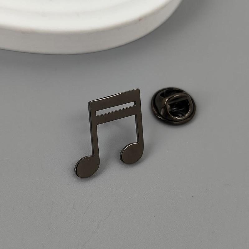 Music Symbols Brooches Cufflinks Creative Design Sense High-end Light Luxury Suit Coat Accessories