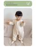 Newborn & Toddler Spring/Autumn Padded Butterfly Crawling Suit – Thick, Three-Layer Warmth for Outdoor Play