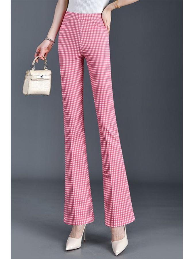 Karotten-Micro-Flare-Hose - Sommer-Mode 2025, Schlankmachend & Figurschmeichelnd, Vielseitig, Elastische Damen-Lange Hose
