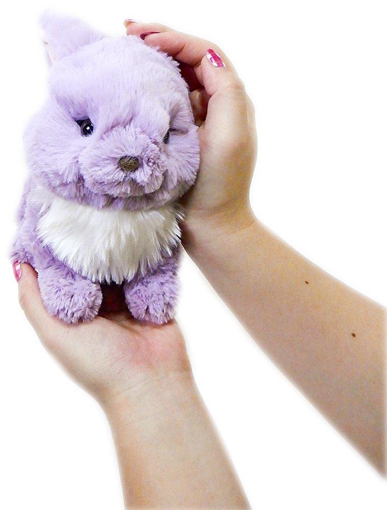 Sunlemon Lapinu Lilac 12x18x16cm Plush Animal Rabbit P-4582