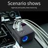 150W Car Power Inverter 12V/24VDC To 220VAC Converter with Three USB Charging Ports USB Car Outlet Adapter for Vehicle
