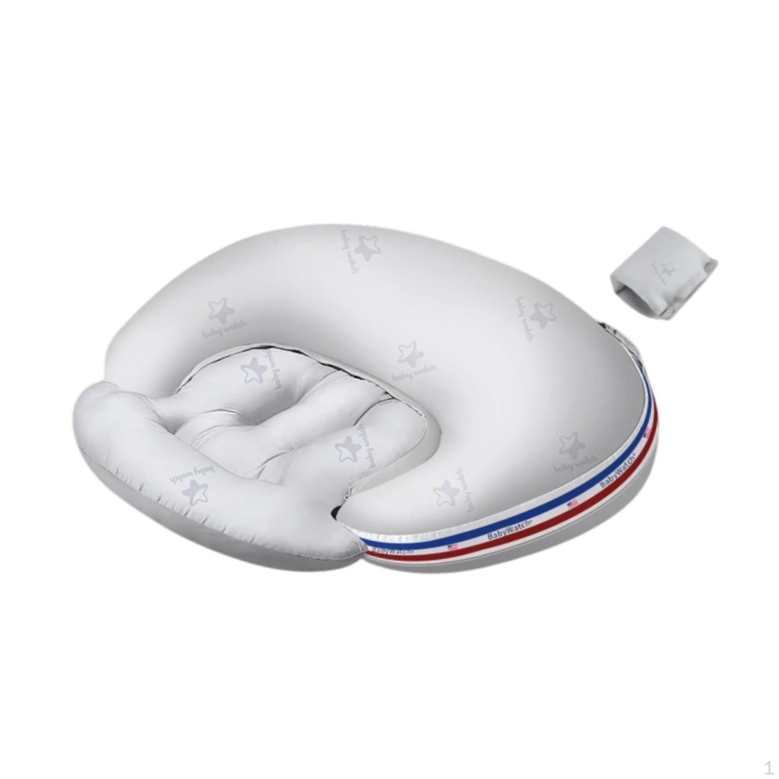 

Подушка для грудного вигодовування Comfort Bottle Feeding Newborn Baby синя сірий колір