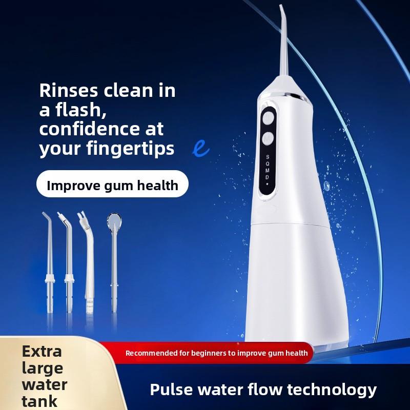 New Ultrasonic Dental Flusher Portable Intelligent Electric High Frequency Pulse Cleaning Calculus Oral Dental Cleaner