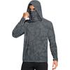 Men's  Shirt With Mask Lightweight Long Sleeve Hooded Hiking Fishing Performance