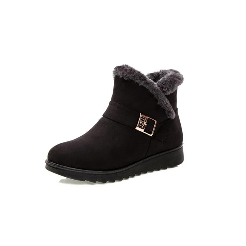 Fashion Women Boots Snow Plush Women Shoes Platform Boots For Women Fashion Keep Warm Women's Boots Flat New Botas Mujer Winter Shoes