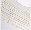 Stainless Steel Anklets Bracelet for Women, Flower Heart Seashell Charms Layered Anklets, Waterproof Gold Plated Anklet