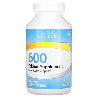 Calcium Supplement 600, 400 Tablets