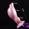 Nafukovací silikonový vibrátor Anální kolík Anální Dilátor Dildo Masturbátor Sex Toy Fisting Realistický penis Big Dick Gay Slave BDSM