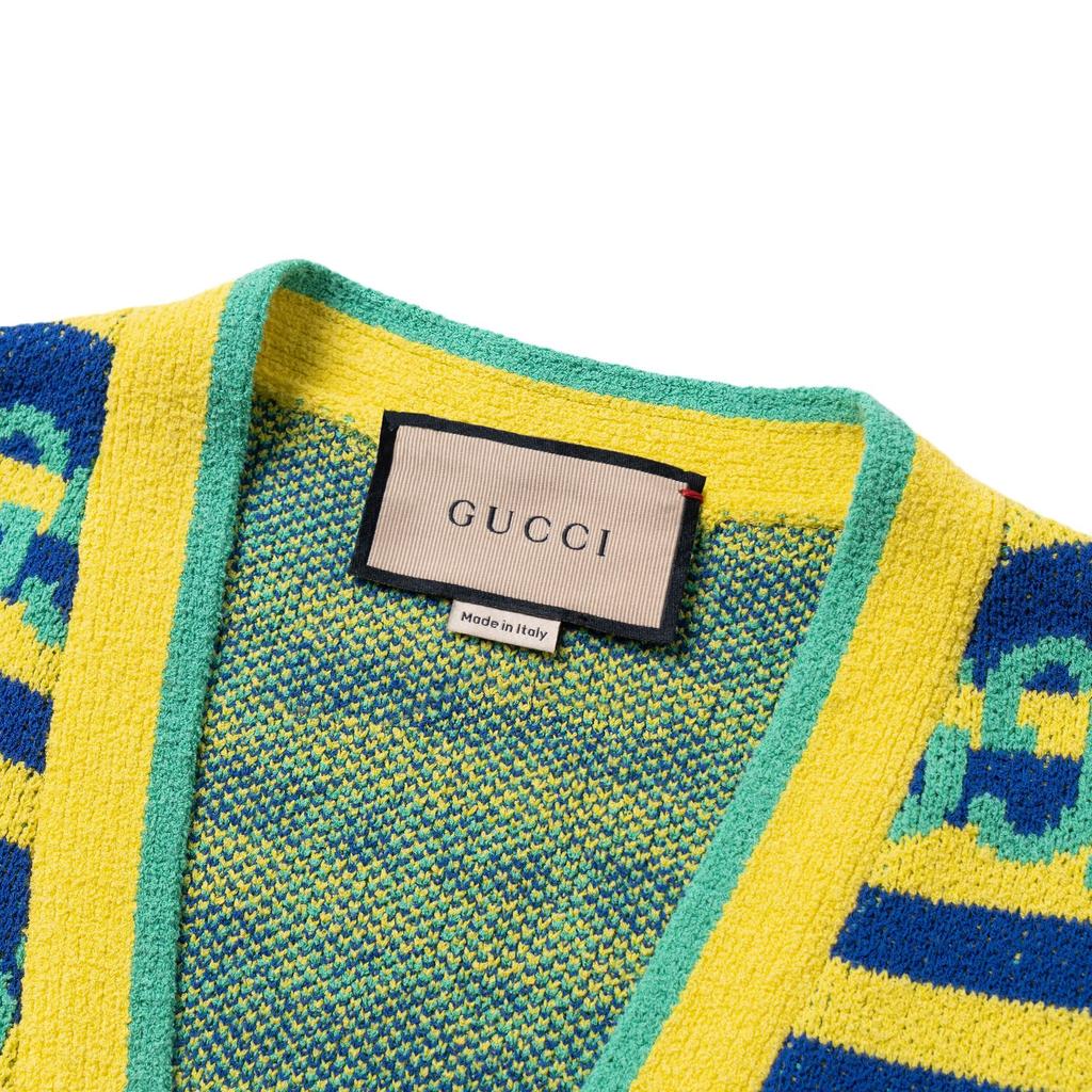 GUCCI Knitwear Women's Green V Neck 754643-XKDGT-7558