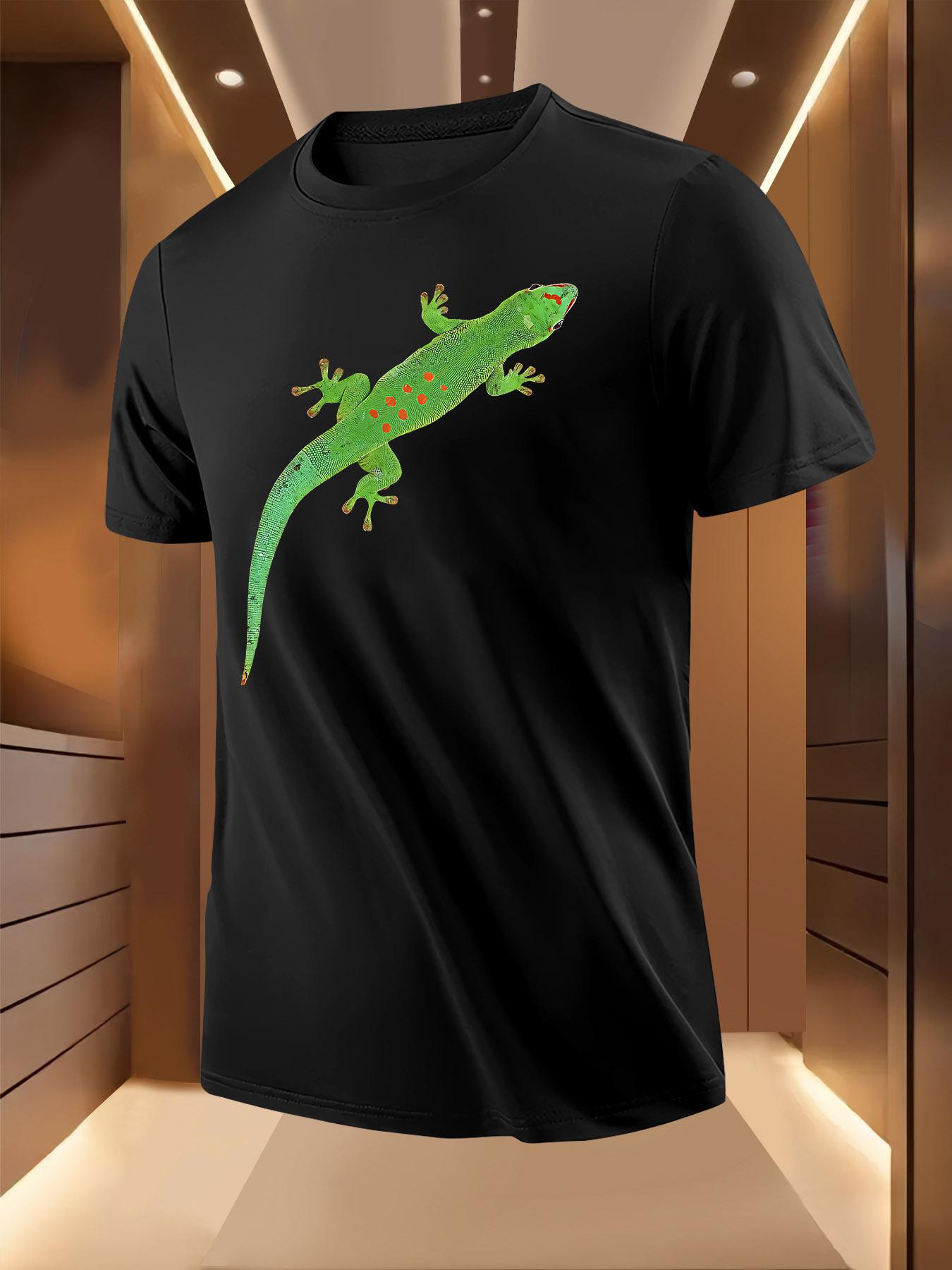Green Lizard Print Tshirt XXXXL