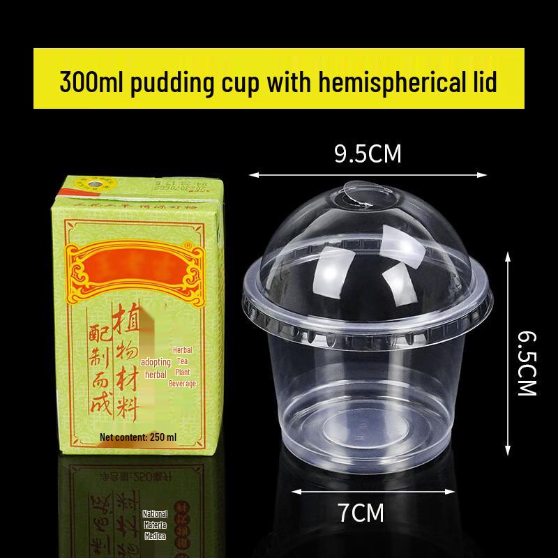 

Disposable Plastic Dessert and Soup Cup with Lid