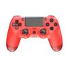 Kabelloser Game Controller für PS4 Bluetooth 5.0 Dual Vibration Gyroskop rot