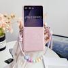Wrist Strap Dopamine Color Palette for Hinge Protection Phone Case for Samsung Galaxy Z Flip 7 FE 6 5 5G Shockproof Cover