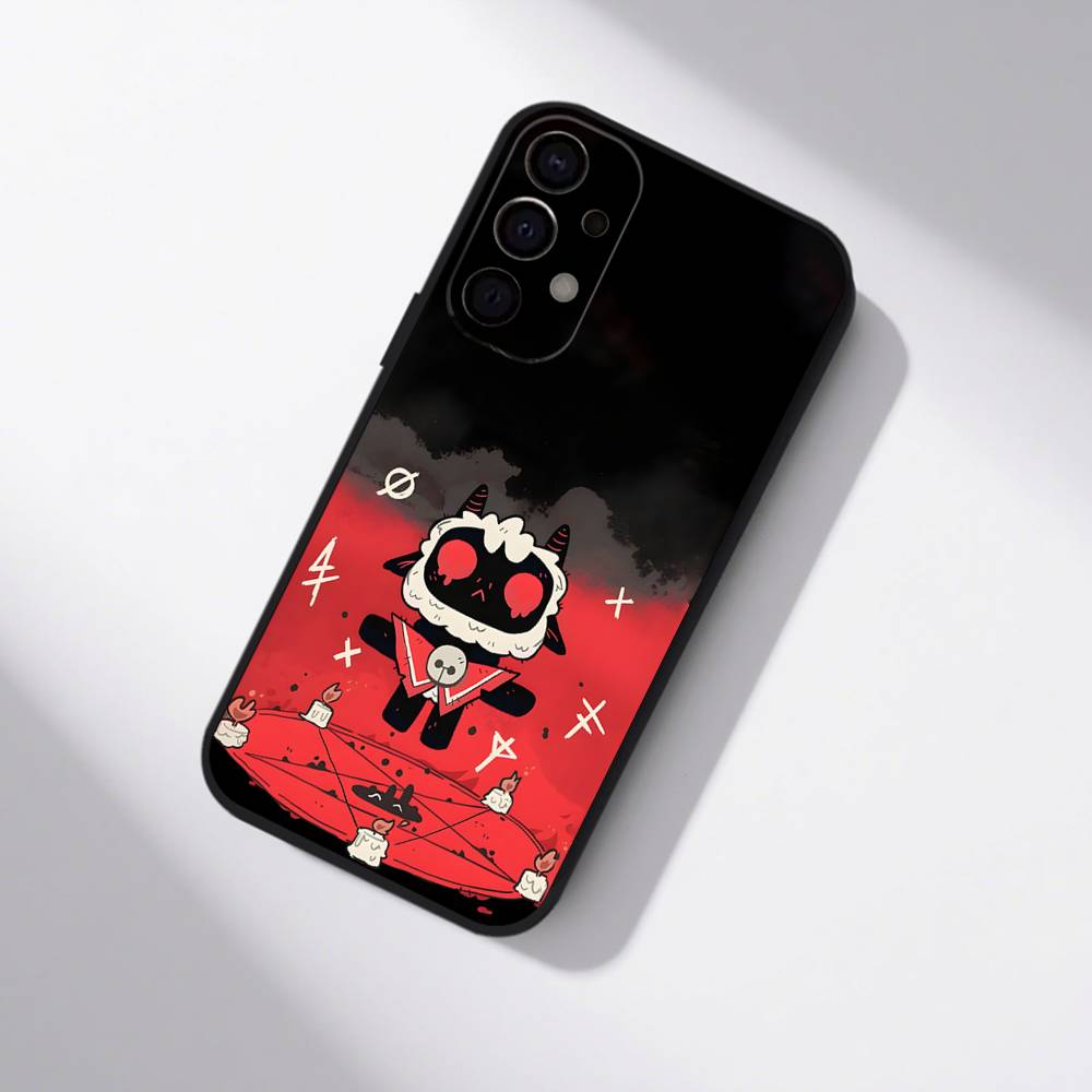 C-Cult the L-Lamb Sheep Black Cover Phone Case For Samsung S25,S24,S21,S22,S23,S30,Ultra,S20,Plus,Fe,Lite,5G