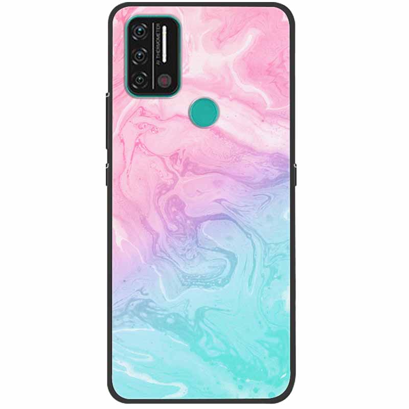 Weiche bedruckte Hülle für Umidigi A9 Pro Hülle Silikon Schutzhülle Schwarze Hüllen für Umidigi A7 Pro Niedliche Katze A9Pro A 9 A7Pro
