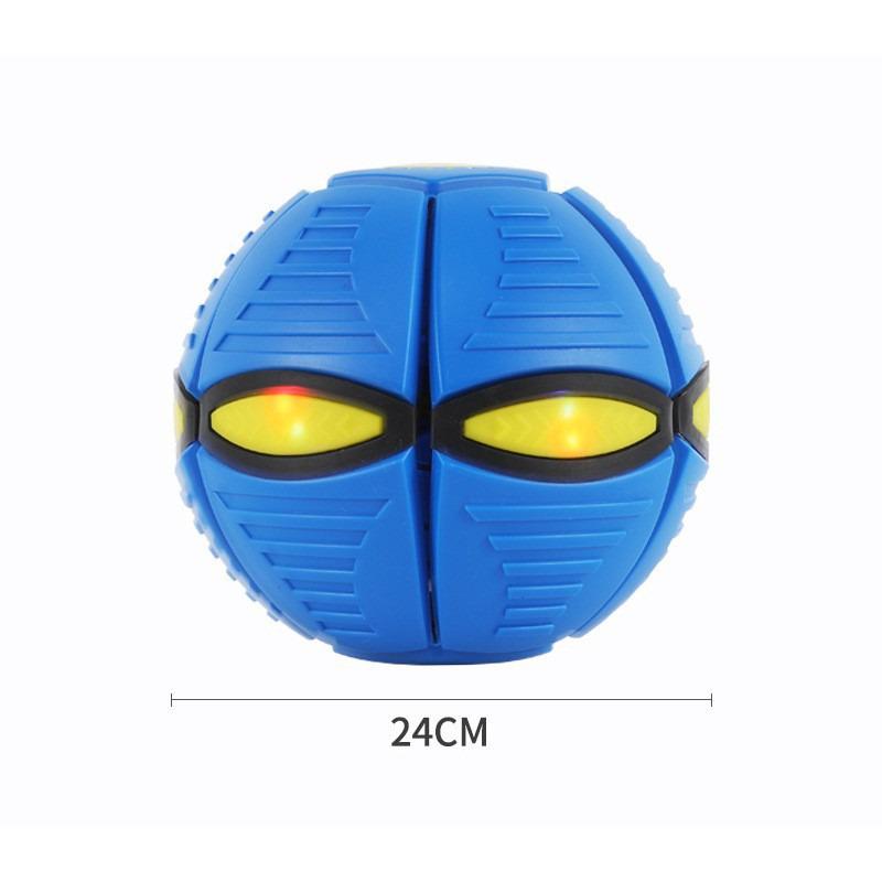 Magic Flying Saucer Ball: Foot-operated, Luminous, Deforming, Vent Ball for Parent-Child Outdoor Play and Stress Relief.
