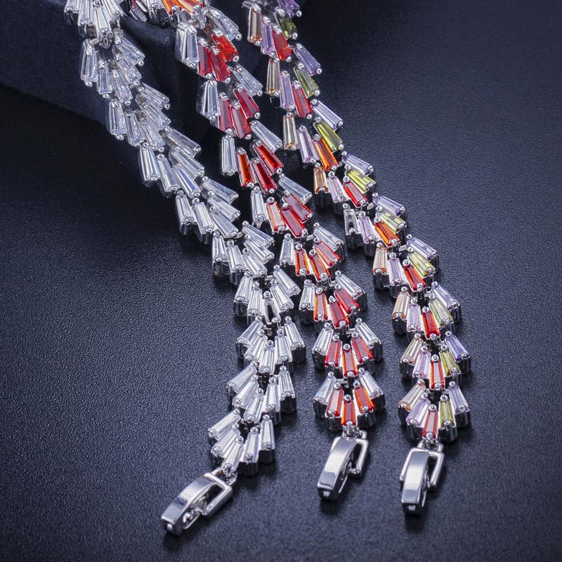 S0122 Multi-Color Optional, Irregular Women'S Bracelet, Shining Zircon Hand Jewelry