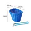 Colorful Children's Bike Front Basket for Outdoor Adventures