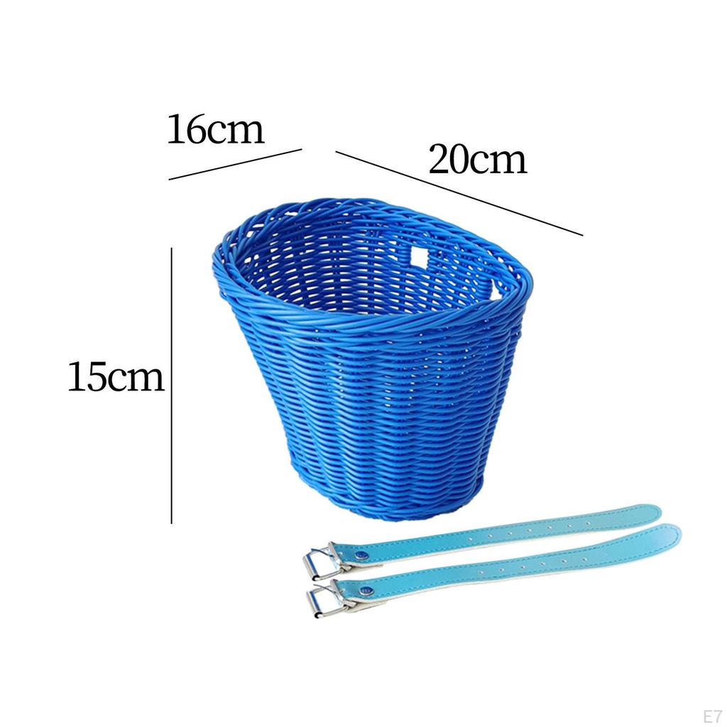 Colorful Children's Bike Front Basket for Outdoor Adventures