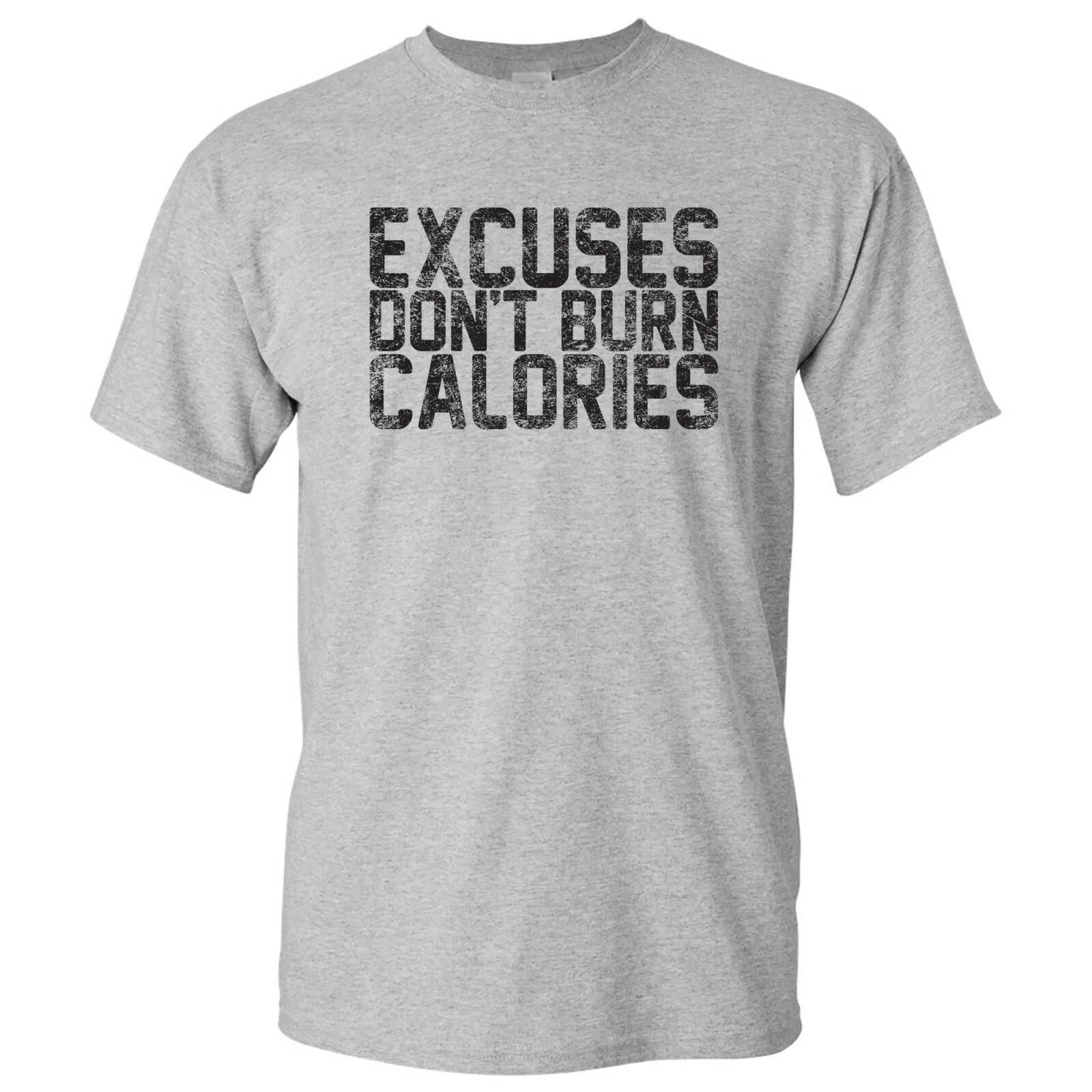 UGP Campus Apparel Excuses Don t Burn Calories - Funny Workout T Shirt M