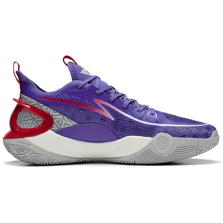 Li Ning SONIC 10 V2 Basketball Shoes Men's Low top Wealth Purple ABAS057-6