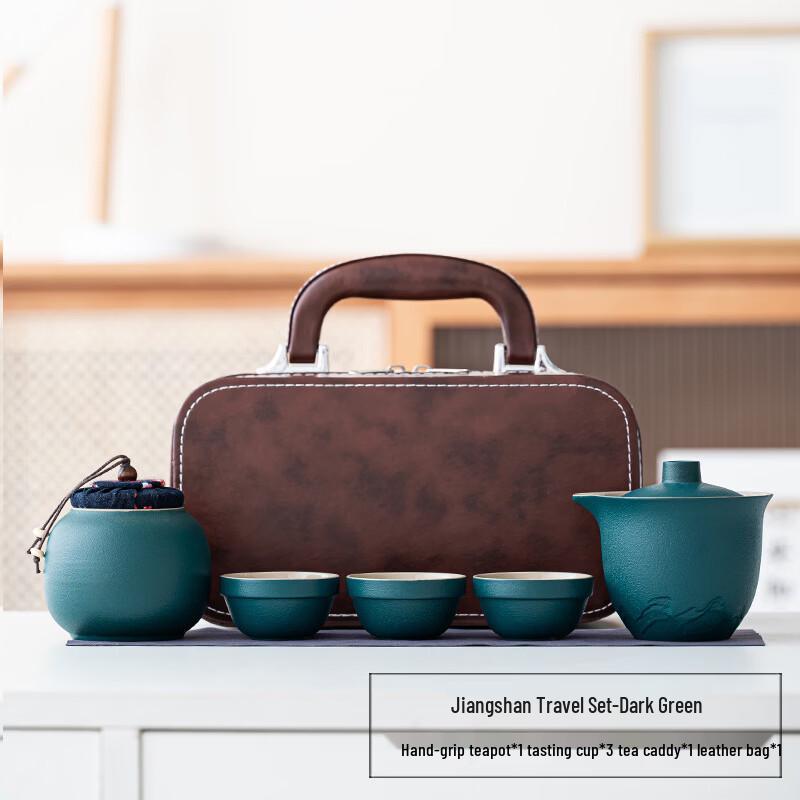 Portable Ceramic Travel Tea Set