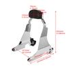 Compatible Harley XL883/X48/1200 Ironhead Mini Passenger Backrest Cushion