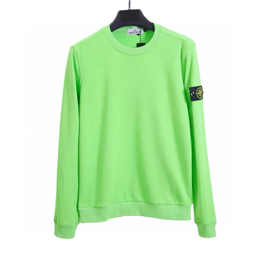 Stone Island Basic Badge Unisex Rundhals-Fleece-Pullover