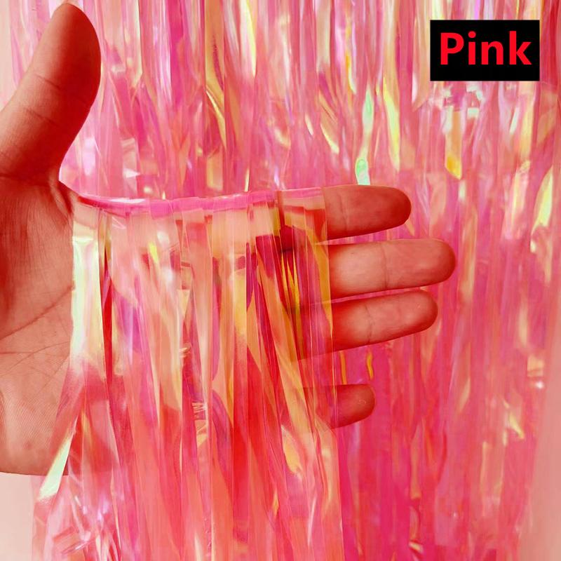 4/2/1Pack Gorgeous Backdrop Curtains Tinsel Fringe Foil Curtain Baby Shower Wedding Birthday Party Decoration Photo Booth Props