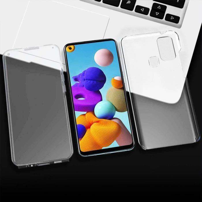 Coque - Samsung - Galaxy A21S - Silicone - Protection intégrale - Transparent