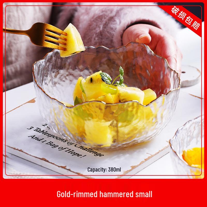 2024 Luxury Glass Fruit Plate for Living Room Coffee Table - Ideal for Snacks and Dried Fruits