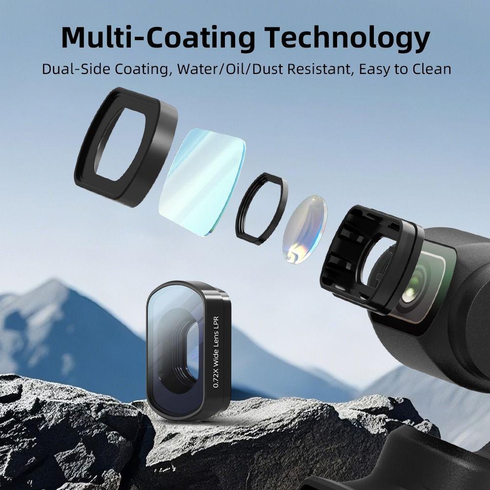 HD Optisches Glas Schönheitsfilter für DJI Osmo Pocket 4 3 Gimbal Kamera Zubehör