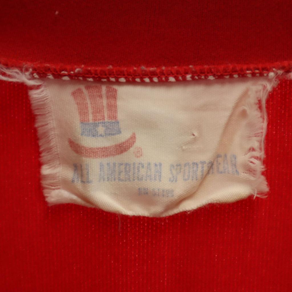 ALL AMERICAN SPORT WEAR 90s Old Track Jacket L Red Jersey Men's Used