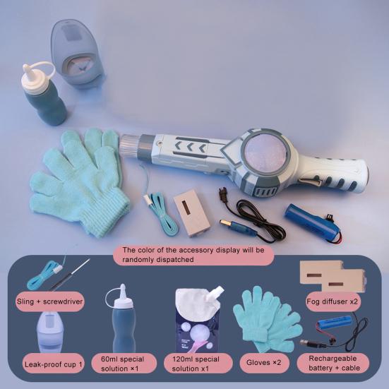 Bubble Machine Automatic Blower for Kids Bubble Fog Wand for Parties Interactive Colorful Bubble Maker Gift for Friends Children