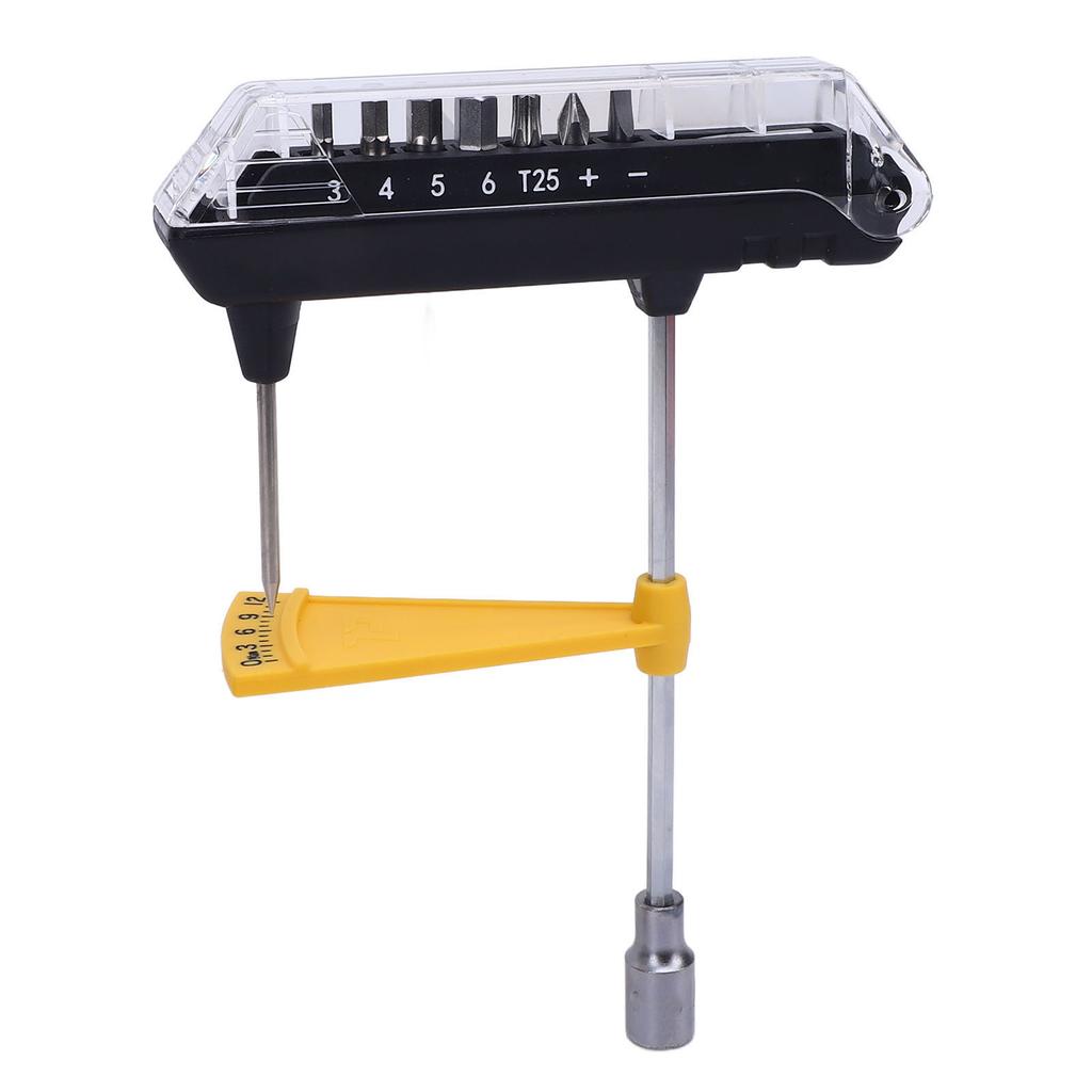 Bike Torsion Wrench Set High Accuracy Aluminum Alloy 7 Bits Cycle Wrench for Repair Maintenance