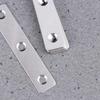 10 Pcs Flat Corner Brace, L Type Shelf Bracket 50/80mm, Heavy Duty Stainless Steel Shelf Supports
