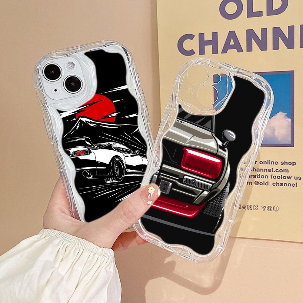 Ae78 Fashion Car Pattern Design Art Ochronne etui na telefony do Xiaomi Poco X5 F6 Redmi Note 13 12 11 Pro 13C 12C A3 Huawei Honor Wave TPU Tylna obudowa