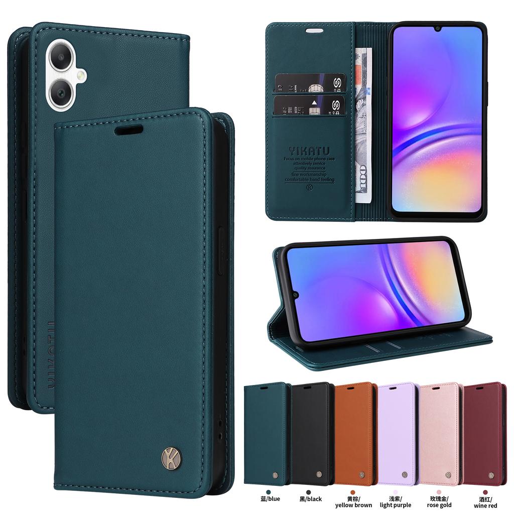 Magnetic Leather Wallet Case for Samsung Galaxy A03 A03S A06 A07 A16 A13 A14 A22 A23 A24 A32 A33 A35 A55 A71 Ultra Silm Design