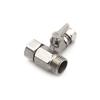 Ro Feed Water Filter Purifier Adapter 1/2'' To 3/8'' Ball Valve Faucet Tap Safe