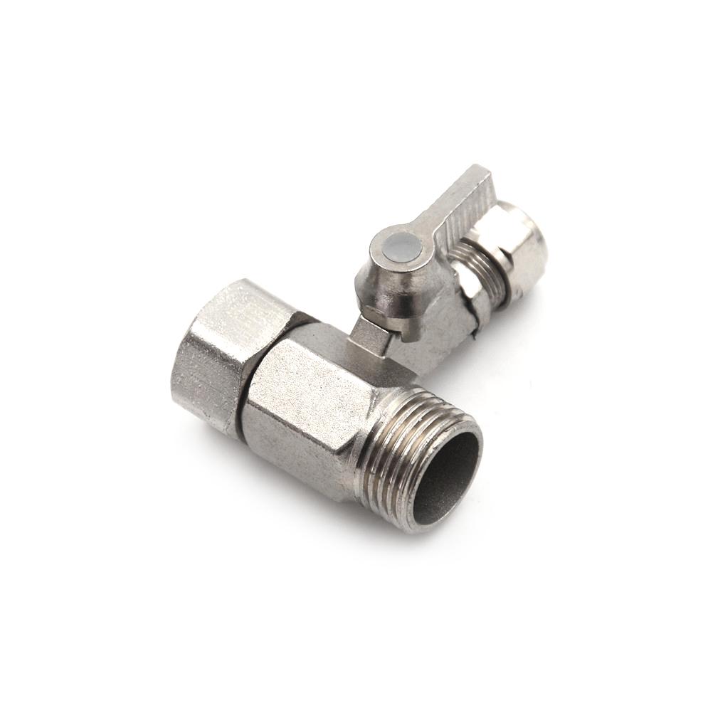 Ro Feed Water Filter Purifier Adapter 1/2'' To 3/8'' Ball Valve Faucet Tap Safe