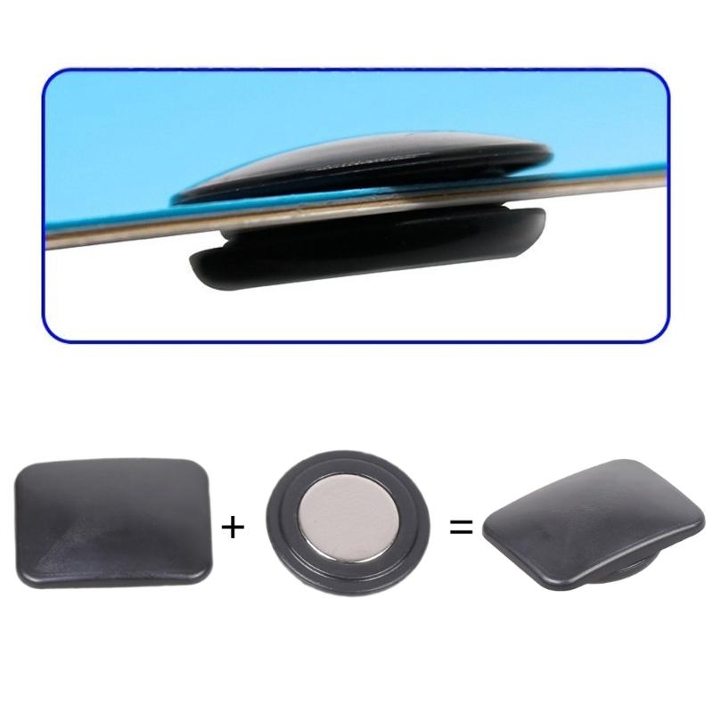 Pack of 4 Pairs Running Bib Magnetic Buckles No Pin Secure Attachment Lightweight Design For Running Event