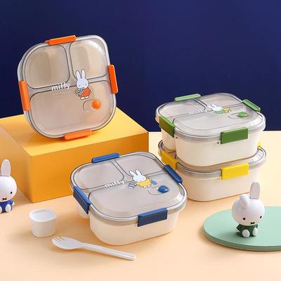 Kreslená mikrovlnná bento svačinová krabička Miffy pro dospělé a studenty