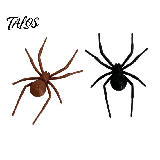 PLA Spider Decoration 1/4/8Pcs 3D Refrigerator Magnet for Halloween, Scary Fake Realistic Halloween Decor Magnetic Decoration, Prank Props,
